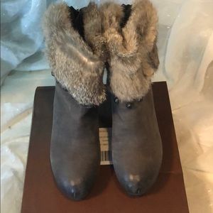 Jeffrey Campbell faux fur winter boot